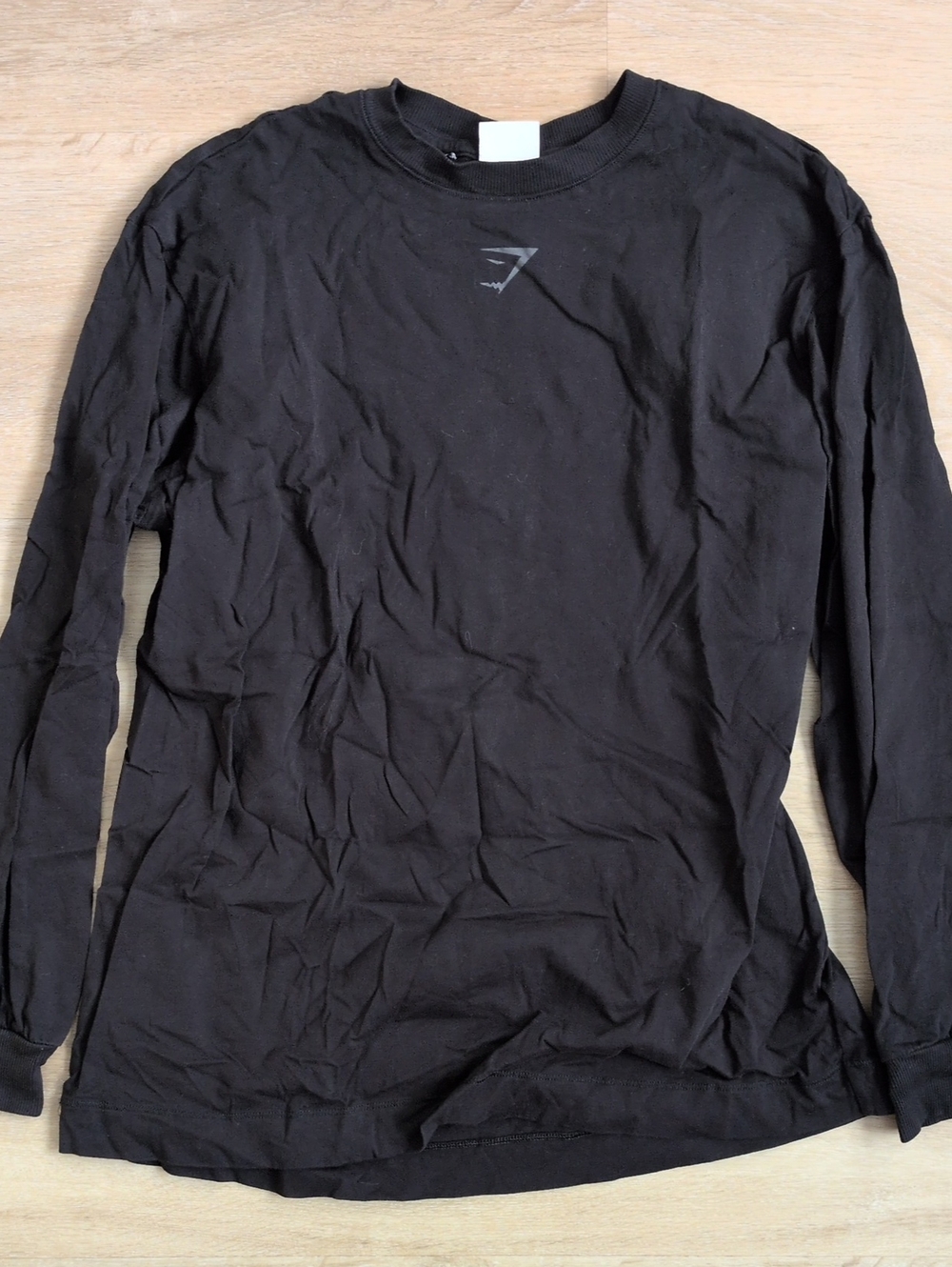 Gymshark Black Long Sleeve Crew Tee